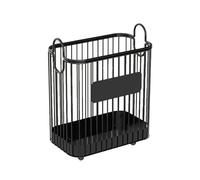Estante De Almacenamiento For Esterillas Yoga Con Ruedas,Carro Equipos Gimnasio En Casa, Metal Gran Capacidad, Carga 100 Kg For Mancuernas, Pesas Rusas, Rodillos Espuma(Black,58.5x51x32cm)