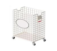 Estante De Almacenamiento For Esterillas Yoga Con Ruedas,Organizador Equipos Entrenamiento Gimnasio,Cesta Colgante Extraíble Y Diseño Gancho,Capacidad Carga 100 Kg For En Casa(56.5x30x53cm)