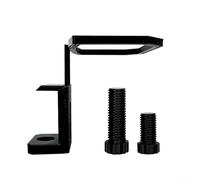 Estante de almacenamiento lateral de mesa plegable para bolsas de basura de cocina, abrazadera ajustable, organizador debajo del escritorio, para oficina, hogar, espacio de trabajo, diseño de ahorro