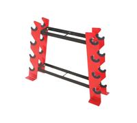 Estante De Almacenamiento Mancuernas 4 Niveles, Organizador Equipos Gimnasio, Soporte Pesas Vertical Que Ahorra Espacio, Capacidad Peso 150 Kg For 8-15