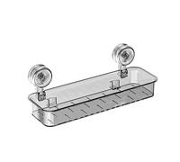 Estante de almacenamiento multiusos con ventosa para pared de azulejos de vidrio, baño, cocina, organizador con agujeros de drenaje, estante adhesivo extraíble