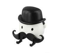 Estante de almacenamiento para afeitadora, ABS Creative Punch, soporte impermeable con ventosa para baño, organizador montado en la pared para afeitadoras y sombreros