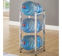 Estante de almacenamiento para botellas de agua, organizador resistente para jarras de 5 galones, estante dispensador que ahorra espacio