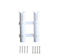 Estante de almacenamiento para caña de pescar para kayak y para uso en barco, mantiene tu equipo de pesca en su lugar de forma segura (blanco)