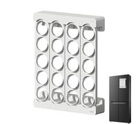 Estante de almacenamiento para cápsulas de café, soporte para cápsulas de ahorro de espacio, 12.6 x 9.65 x 1.65 pulgadas, organizador de exhibición flexible, capacidad, café elegante para cocinas y