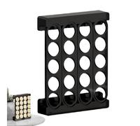 Estante de almacenamiento para cápsulas de café, soporte para cápsulas de ahorro de espacio, 12.6 x 9.65 x 1.65 pulgadas, organizador de exhibición flexible, capacidad, café elegante para cocinas y