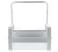 Estante de Almacenamiento para Fregadero de Baño de Acero Inoxidable 304 | Diseño Desmontable, Fácil de Instalar y Limpiar, Superficie Curva Suave, Color Plata