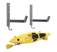 Estante de almacenamiento para kayak, organizador de tablas de surf, capacidad de 200 libras, montaje en pared, ganchos de almacenamiento para canoas, escaleras, canoas, tablas de remo, snowboard