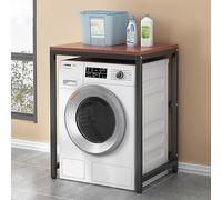 Estante de almacenamiento para lavadora, compacto, fácil de montar, multifuncional, para lavadora-secadora, muebles de baño que ahorran espacio