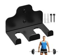 Estante de almacenamiento para mancuernas - Soporte vertical de acero de una sola ranura, soporte de pared con recubrimiento en polvo, soporte de gimnasio pesado | garaje, configuración de fitness