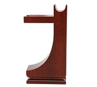 Estante de Almacenamiento para maquinilla de Afeitar, Uso Seguro, Vino Tinto, Fuerte practicidad, Base Antideslizante, Cepillo de Madera, Soporte de Goteo para maquinilla de Afeitar para Uso