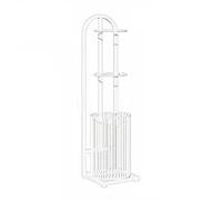 Estante de almacenamiento para pelotas multideporte, organizador para baloncesto, fútbol, voleibol con soporte de entrenamiento asistido