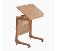 Estante de almacenamiento para robot de barrido, soporte reversible para aspiradora con ruedas, mesa auxiliar en forma de C para entrada y pasillo