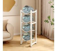 Estante de almacenamiento resistente de acero al carbono para botellas de agua, solución duradera que ahorra espacio para cocina, oficina y sala de estar, fácil acceso y almacenamiento ordenado