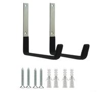 Estante de almacenamiento resistente montado en la pared con ganchos resistentes para varios tipos de tablas (9 cm)