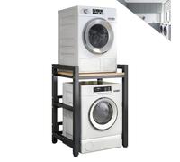 Estante de almacenamiento resistente para lavadora y secadora, capacidad de 400 kg para baño, cocina, balcón y lavandería, solución de estantería para nización del hogar