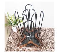 Estante de apilamiento de perchas, estante de almacenamiento de perchas con 4 ruedas, el organizador de almacenamiento de perchas sostiene hasta 150 perchas de lavandería en una tienda de ropa