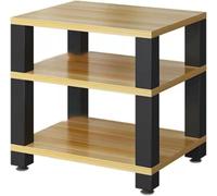 Estante de audio de pie, estante para juegos y soporte multimedia AV, fácil de montar para sala de estar, juegos, sala de grabación, reuniones