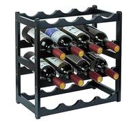 Estante de bambú, estantería de Almacenamiento para Vino Resistente y Duradera, estantería de Almacenamiento para vinos, encimera Independiente, Planta 4, Planta 16, portabotellas de Vino pa