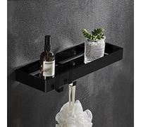 Estante De Baño Carrito De Ducha Estantes Flotantes Estante Rectangular A Prueba De Herrumbre Montado En La Pared con Gancho Estante De Almacenamiento De Cosméticos Estantes De Cocina Estante De Espec