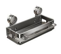 Estante de baño con, ahorro de espacio, 30 x 14 x 13,5 cm, soporte de esponja con, organizador de esponja de drenaje, multiusos, para paños de cocina, tapón de drenaje, champú, jabón