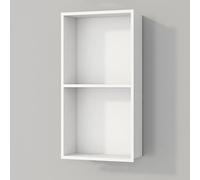Estante de baño de 3 niveles de acero inoxidable moderno empotrado para artículos de tocador, ducha y cocina, diseño que ahorra espacio