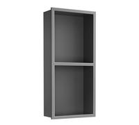 Estante de baño empotrado impermeable de acero inoxidable 304 para ducha, estante de almacenamiento montado en la pared para champú, jabón y papelera, para habitación húmeda