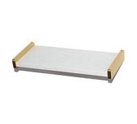 Estante de baño montado en la pared, estante de almacenamiento flotante para cocina y baño, estantes de pared blancos, nizer que ahorra espacio, decoración elegante del hogar, fácil instalación