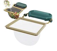 Estante de basura de malla para lavabo, colador neto para fregadero, recogedor de alimentos con bolsas de malla, cesta de eliminación de basura para baño