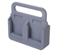 Estante de batería denso montado en la pared para equipos móviles, estuche de almacenamiento inmunológico con asa de transporte, ahorro de espacio, planificador de adición de herramientas eléctricas