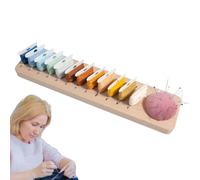 Estante de bobinas de madera,Estante organizador de bobinas de bordado - Portabobinas para de bordar en madera | Tablero de almacenamiento de para costura, para entusiastas de la costura, hermana y es