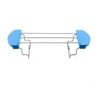 Estante de calentamiento de tostadora de acero inoxidable para un calentamiento eficiente de pan y sándwich, accesorio de cocina seguro y fácil de limpiar (azul)