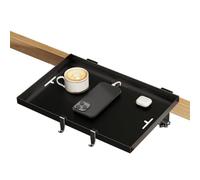 Estante de cama para dormitorio, estante de mesa auxiliar para dormitorio, litera, soporte plegable con gestión de cables para apartamento, loft, universidad, dormitorio, taza escolar, libro de gafas