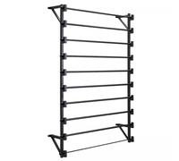 Estante de Carrete de Alambre Ribbon Storage Rack Wall Mount, 10-Tier Large Capacity Spool Holder with 10 Removable Rods, Craft Room Metal Organizer(Wide 120cm/47.2 in)