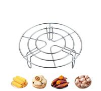 Estante de cocción al vapor - Estante de acero inoxidable para hornear - Soporte de comida al vapor | para apartamentos, granja, restaurante, cocina, comedor, cocina, olla a presión, horno, freidora