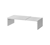 Estante de cocina ajustable - Organizador para armarios ampliable con superficie antideslizante, diseño que ahorra espacio apilable | Estante de almacenamiento ligero y robusto para armarios