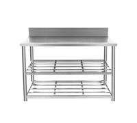 Estante de cocina de acero inoxidable grueso, estante de almacenamiento de 3 niveles para estufa de gas, organizador de encimera, 80 cm