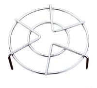 Estante de cocina para cocinar al vapor con diseño plegable y soporte de tres patas hecho de acero inoxidable 201 resistente para un uso duradero (17 cm)