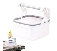 Estante De Descanso Del Patio De Juegos De Cockatiel - Soporte De Percha De Pájaros | Percas Portátiles De Pájaros | El Juego De Loros Interactivos Se Encuentra Con Caja Extraíble Para Periquitos, Per