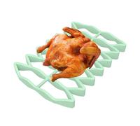Estante de descanso para carne - Estante antiadherente para hornear | Estante para freír | Estante de acero inoxidable para horno | Estante de secado para hornear resistente al calor, estante de