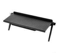 Estante de dispositivos para receptor de enrutador de TV de 30 x 12,5 cm | Diseño de altura ajustable, se adapta a monitores y receptores, construcción de ABS resistente, compacto de 30 cm de ancho