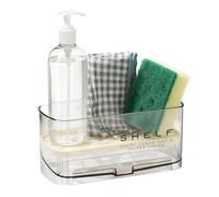 Estante de drenaje compacto de cocina: soporte de utensilios extraíble, discusión de drenaje del fregadero de la cocina, higiene diaria, secador con diseño de ahorro de espacio | Limpieza y mod de