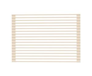 Estante de drenaje plegable para fregadero de cocina y piscina, estante enrollable que ahorra espacio, diseño tubular versátil de color albaricoque para un fácil drenaje y una organización eficiente