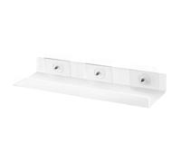 Estante de ducha acrílica - Baño flotante transparente, organizador Estante de almacenamiento de baño montado en la pared sin clavos flotante impermeable, estante para ducha Essentials Champú