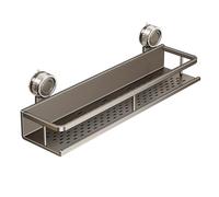Estante de ducha con ventosa, organizador de estante de baño, estantes sin perforación, organizador de ducha con ventosa, soporte de pared de almacenamiento para condimentos, cocina, dormitorio