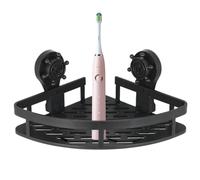 Estante de ducha con ventosa, soporte de almacenamiento de ventosa de esquina,Soporte flotante de pared para baño - Estantes flotantes de pared de baño de alta succión, soporte de baño
