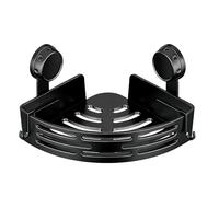 Estante de ducha - Cuarto de ducha | Sin perforación estante de almacenamiento de esquina con pegamento y ganchos para toallas, estantes de baño para puerta del inodoro mostrador apartamento inquilino