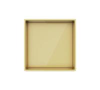 Estante de ducha empotrado de acero inoxidable, organizador de pared impermeable para el hogar, hotel y apartamento, no necesita instalación de azulejos (32 x 32 x 12,5 cm)