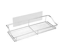 Estante de ducha esquinero de acero inoxidable, estante de baño montado en la pared y estante de almacenamiento de cocina con gancho para champú, jabón, botellas de condimentos, cesta de drenaje