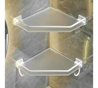 Estante de ducha esquinero impermeable - Organizador de almacenamiento de pared que ahorra espacio para baño y cocina, elegante y organizador de ducha para un almacenamiento eficiente en el hogar